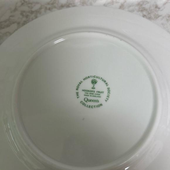 4 Queens Royal Horticultural Society Collection Salad Plates bone china England - Picture 7 of 14